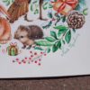 Originele tekening 'kerst 2019' inclusief lijst en verzending - Afbeelding 3